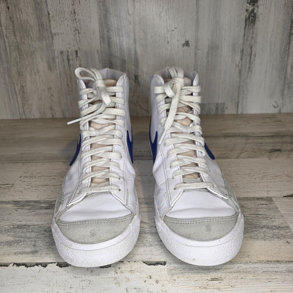 Nike Blazer Mid '77 Vintage White Game Royal Men’s Size 10.5 High Top W/box - Picture 5 of 16